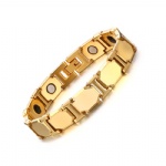 8mm steel jewelry in gold fashion men magnetic health care bangles WBRM-004