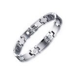 Popular 8mm tungsten steel bangle magnetic stainless steel jewelry with crystal WBRM-006