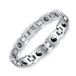 Creative Gossip Design stainless steel jewlery blanks magnetic health care bangles BR-078