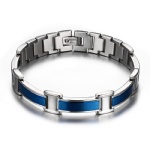 Han edition men's bracelet Care titanium steel jewelry Classic blue bracelets Small adorn article mixed batch of SBRM - 024