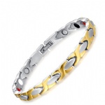 Popular titanium steel magnetic care bracelet men's and women's bangles TBRM-020