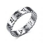 mens stainless steel ring R-131