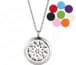 Fashion essential oil diffuser necklace stainless steel aromatherapy locket pendants AP002