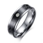 steel time jewelry ring R-136