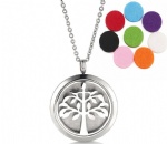 diffuser necklace stainless steel AP006