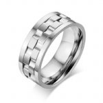 stainless steel finger ring R-183