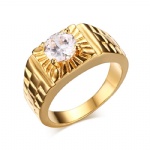 stainless steel class ring RC-184