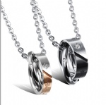 Simple Ring Design Stainless Steel Pendant SP458