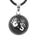 Fashion Handprint Design Pregnant Bola Pendants HBP004