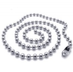 Stainless steel chain round beads chains fit for pendants SC19