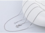 Triangle snake chain 925 sterling silver chain SSC03