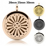 Simple Design Aromatherapy Locket Pendants Stainless Steel Jewelry AP046