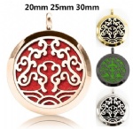 Stainless steel jewelry aromatherapy essential oil diffuser pendants AP059