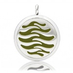 Stainless Steel Aromatherapy Oil Diffuser Locket Pendants DP025