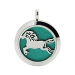 Stainless Steel Aromatherapy Oil Diffuser Locket Pendants DP033