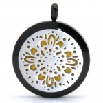 Stainless Steel Aromatherapy Oil Diffuser Locket Pendants DP046