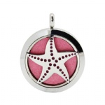 Stainless Steel Aromatherapy Oil Diffuser Locket Pendants DP058