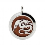 Stainless Steel Aromatherapy Oil Diffuser Locket Pendants DP059