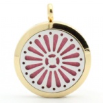 Stainless Steel Aromatherapy Oil Diffuser Locket Pendants DP065
