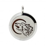 Stainless Steel Aromatherapy Oil Diffuser Locket Pendants DP068