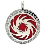 Stainless Steel Aromatherapy Oil Diffuser Locket Pendants DP072
