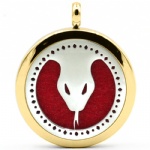 Stainless Steel Aromatherapy Oil Diffuser Locket Pendants DP079