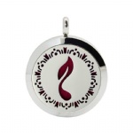 Stainless Steel Aromatherapy Oil Diffuser Locket Pendants DP083