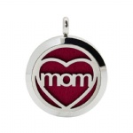 Stainless Steel Aromatherapy Oil Diffuser Locket Pendants DP091