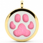 Stainless Steel Aromatherapy Oil Diffuser Locket Pendants DP095