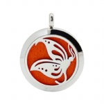 Stainless Steel Aromatherapy Oil Diffuser Locket Pendants DP097