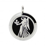 Stainless Steel Aromatherapy Oil Diffuser Locket Pendants DP099
