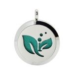Stainless Steel Aromatherapy Oil Diffuser Locket Pendants DP101