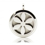 Stainless Steel Aromatherapy Oil Diffuser Locket Pendants DP104