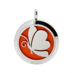 Stainless Steel Aromatherapy Oil Diffuser Locket Pendants DP105