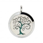 Stainless Steel Aromatherapy Oil Diffuser Locket Pendants DP110