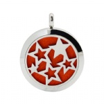 Stainless Steel Aromatherapy Oil Diffuser Locket Pendants DP111
