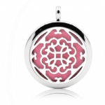 Stainless Steel Aromatherapy Oil Diffuser Locket Pendants DP112