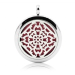 Stainless Steel Aromatherapy Oil Diffuser Locket Pendants DP113