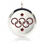 Stainless steel jewelry diffuser locket pendants AP071