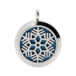 Stainless Steel Aromatherapy Oil Diffuser Locket Pendants DP122