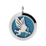 Stainless Steel Aromatherapy Oil Diffuser Locket Pendants DP124