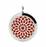 Stainless Steel Aromatherapy Oil Diffuser Locket Pendants DP126