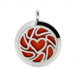 Stainless Steel Aromatherapy Oil Diffuser Locket Pendants DP132