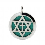 Stainless Steel Aromatherapy Oil Diffuser Locket Pendants DP133