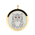 Stainless Steel Aromatherapy Oil Diffuser Locket Pendants DP138