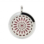 Stainless Steel Aromatherapy Oil Diffuser Locket Pendants DP140