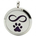 Stainless Steel Aromatherapy Oil Diffuser Locket Pendants DP141