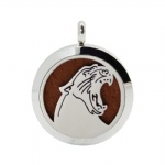Stainless Steel Aromatherapy Oil Diffuser Locket Pendants DP143