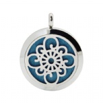 Stainless Steel Aromatherapy Oil Diffuser Locket Pendants DP144