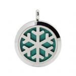 Stainless Steel Aromatherapy Oil Diffuser Locket Pendants DP146